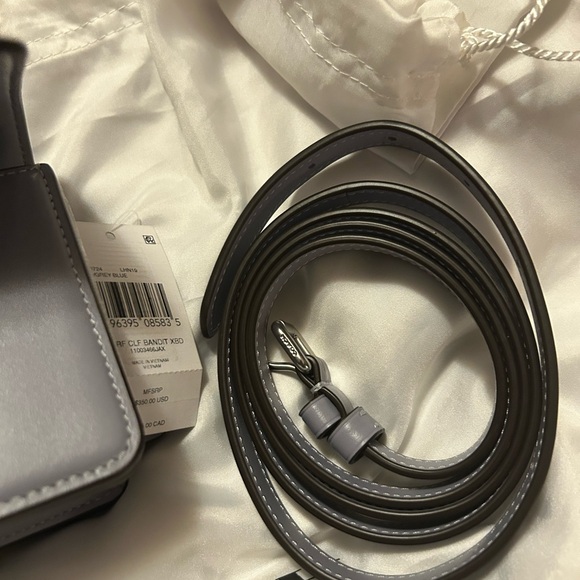NWT Coach 1941 Bandit Crossbody in Silver / Grey Blue - Picture 10 of 14
